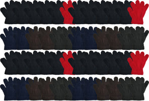 Children's Assorted Knit Gloves (48 Bulk Pack)
