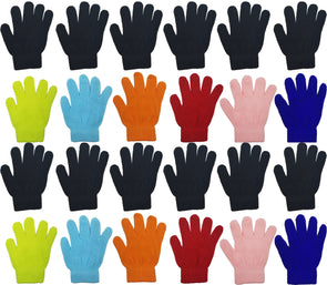 Children's Assorted Knit Gloves (48 Bulk Pack)