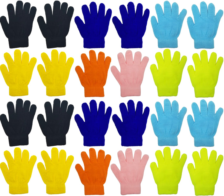 Children's Assorted Knit Gloves (48 Bulk Pack)