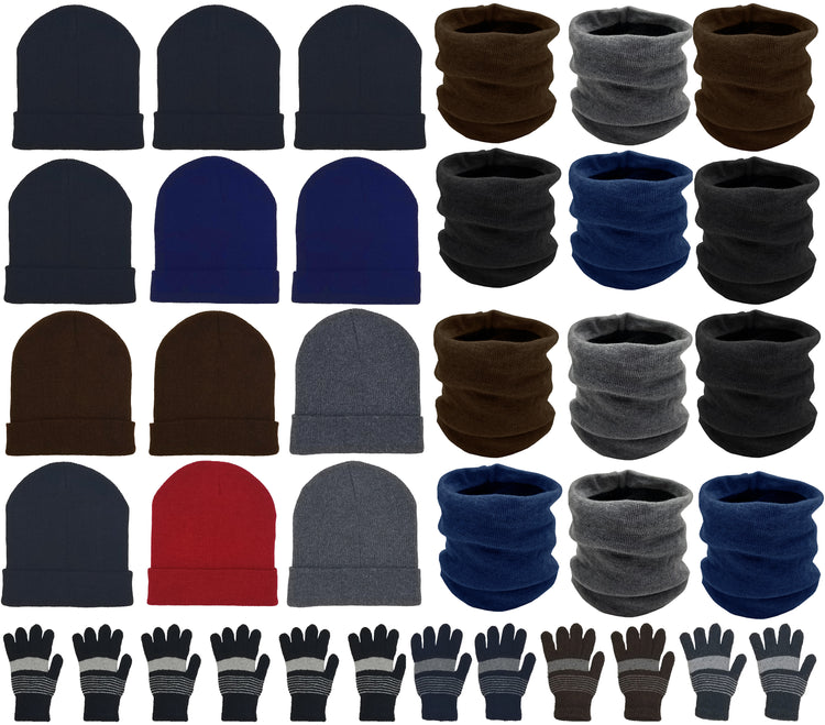 Assorted Beanies & Gloves & Neck Gaiters - Combo Bundle