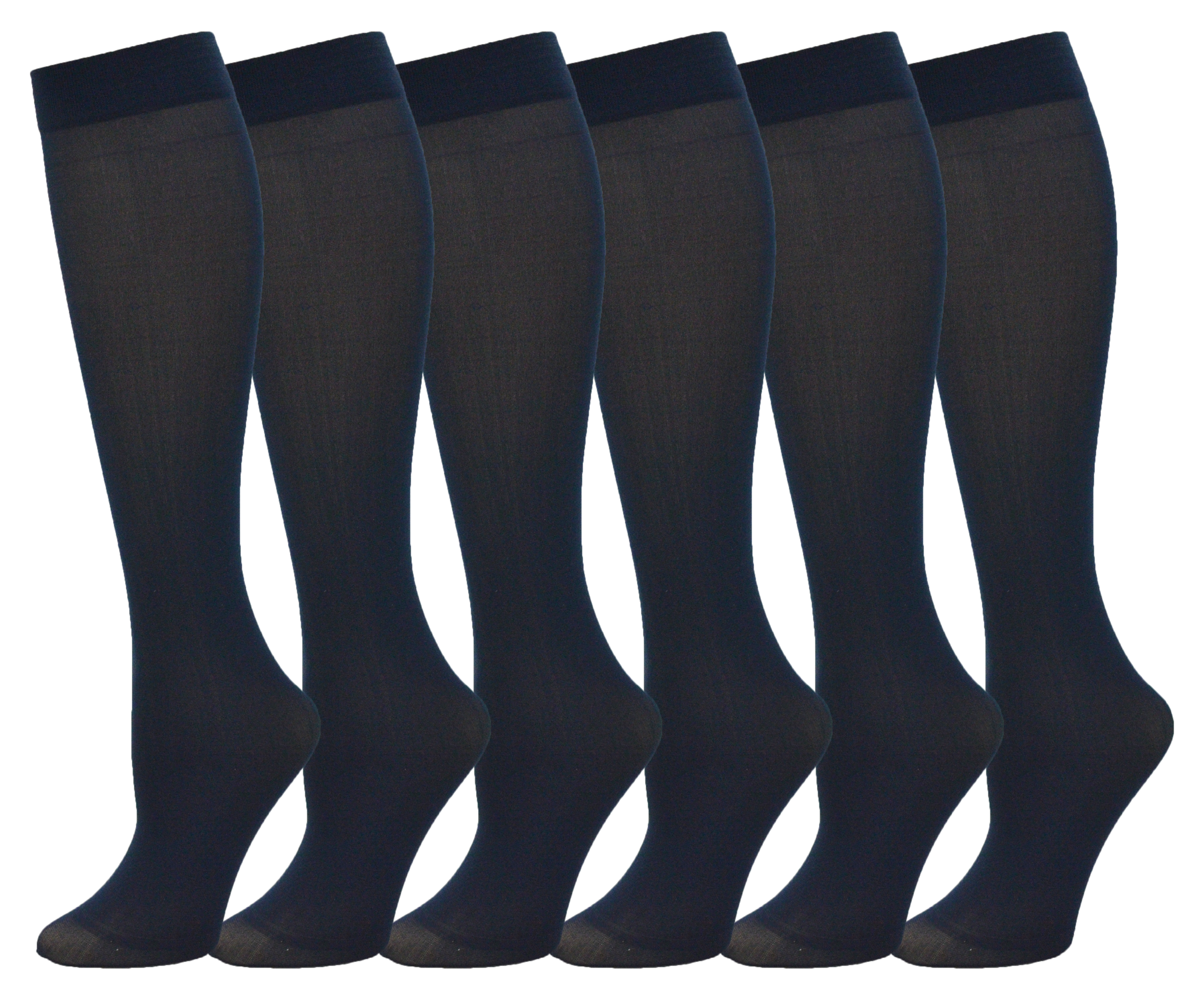 6 Pairs Plus Size Womens Trouser Socks, Nylon Bulk Pack Opaque Soft Comfortable Dress Sock 6 Pairs Plus Size Womens Trouser Socks, Nylon Bulk Pack Opaque Soft Comfortable Dress Sock